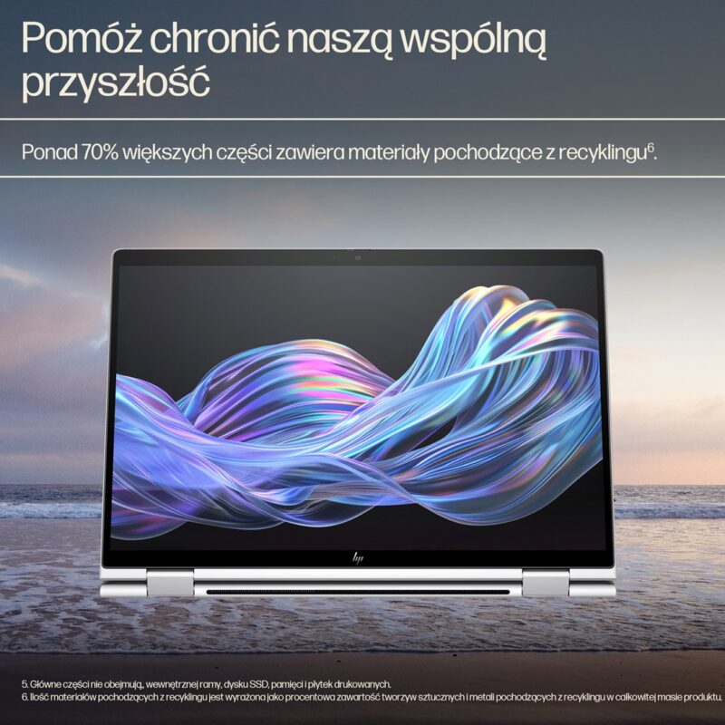zdjecie-1752499339.jpg HP EliteBook X G1i Flip Ultra 7 258V | 14.0" WUXGA | Dotykowy | IPS | 400 nitów | 32GB RAM | SSD 512GB | Intel Arc | Windows 11 Pro | Srebrny lodowiec
