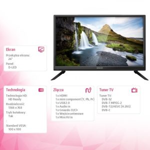 1c505ddc535ee4cb86c74335c5a61bd5.jpg Telewizor 24 cale SLE 2472TCS HD READY,DVB-T/T2/C/S2