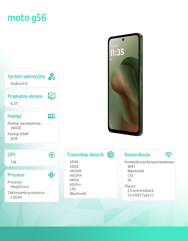 54973b9e448084674d6ca832e5d3dedd.jpg Smartfon moto g56 G5 8/256, Dill-green