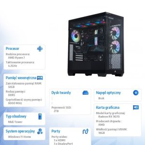 6b9f5febe440235e5dad8daa446cf1d7.jpg Komputer E-Sport GB650T-CR5 Ryzen 7 7800X3D/32GB/1TB/RX 9070 OC 16GB/W11H