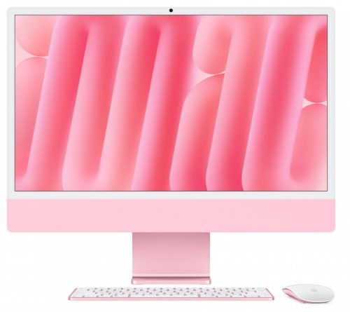 iMac 24 cale: M4 10/10, 24GB, 512GB SSD - Różowy