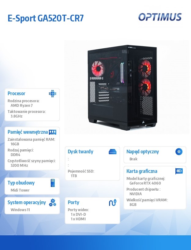 7fa327ce3c50e53048e04f7528e3ea1b.jpg Komputer E-Sport GB550T-CR4 Ryzen 7 5800X/16GB/1TB/RTX 4060 EAGLE OC 8G/W