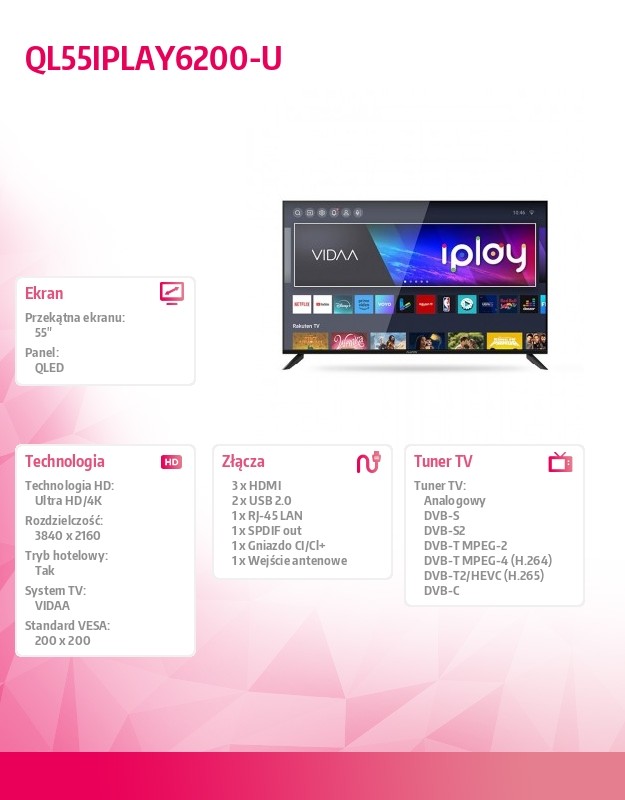 80599934af226572e93c54e6dacb9743.jpg Telewizor QLED 55 cali QL55IPLAY6200-U