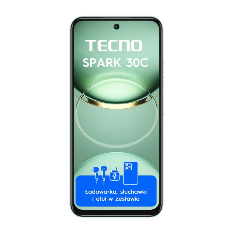 825604a3a41d51a06a0c06d5b7eb3685.jpg Smarfon Spark 30C 8/256 Magic Skin Green