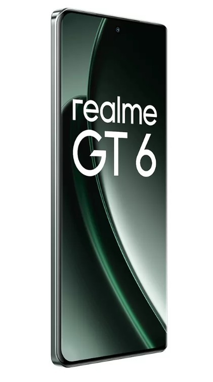 a743e6a0eb396b0ae064b085bed418a0.jpg Smartfon Realme GT6 512GB 16GB Razor Green RMX3851