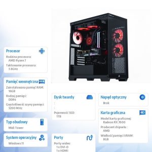 ab4da7db7bd78c774674114c8043009e.jpg Komputer E-Sport GB550T-CR5 Ryzen 7 5800X/16GB/1TB/RX 7600 GAMING OC 8G/W