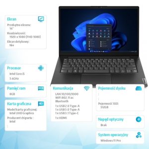 baselinker-1756547459-2.jpg Laptop V14 G4 83A0005WPB W11Pro i5-13420H/8GB/512GB/INT/14.0 FHD/Business Black/3YRS OS