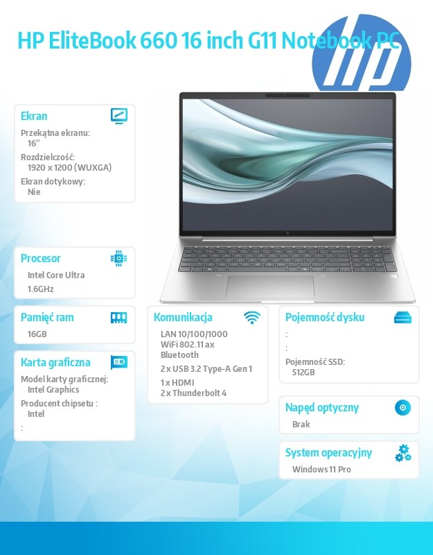 baselinker-1756547883.jpg Notebook EliteBook 660 G11 U5-135U 512GB/16GB/W11P/16.0   A37VZET