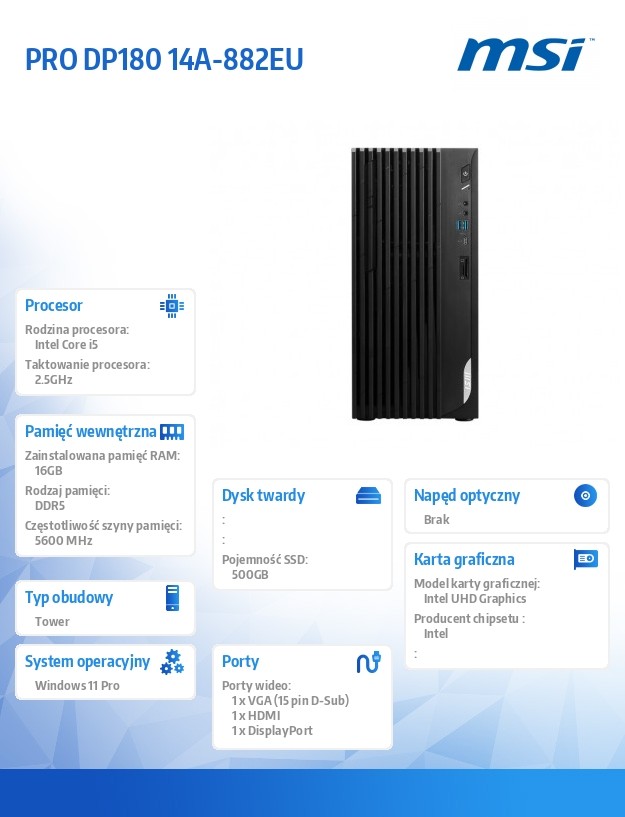 baselinker-1756547934.jpg Komputer PRO DP180 14A-882EU W11PRO/i5-14400/16GB/512GB SSD/Black