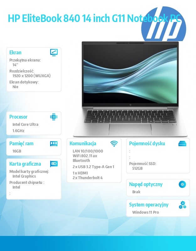 baselinker-1756547995.jpg Notebook Elitebook 840 G11 U5-135U 512GB/16GB/W11P/14.0   A36WNET