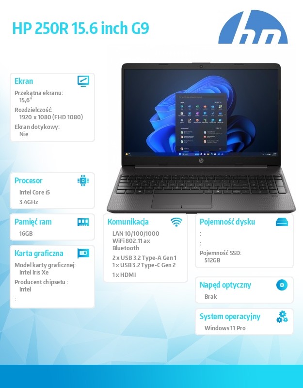 baselinker-1756548235.jpg Notebook 250R G9 i5-1335U 512GB/16GB/W11Pro/15.6 cali AD1A6ET