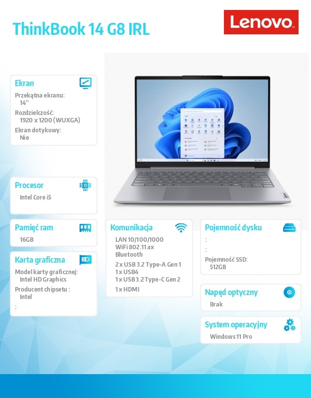 baselinker-1756548935-1.jpg Notebook ThinkBook 14 G8 21SG00H8PB W11Pro i5-13420H/16GB/512GB/INT/14.0 WUXGA/Luna Grey/3YRS OS + CO2 Offset
