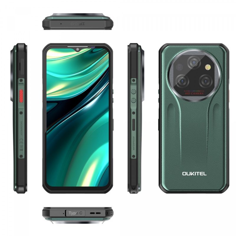 baselinker-1756645536.jpg Smartfon WP39 5G 6/256GB IP69K zielony