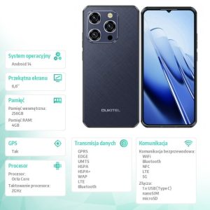 baselinker-1756645559-1.jpg Smartfon WP52 5G 4/256/GB IP69K Niebieski