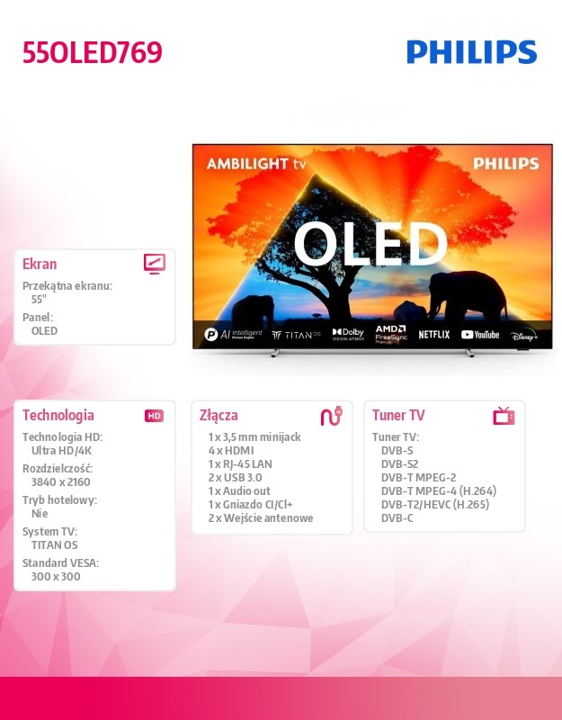 baselinker-1756645606.jpg Telewizor 55 cali OLED 55OLED769/12