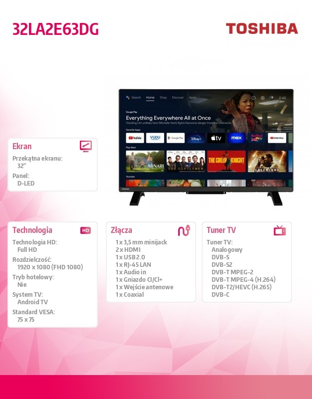 baselinker-1756645642-2.jpg Telewizor LED 32 cale 32LA2E63DG
