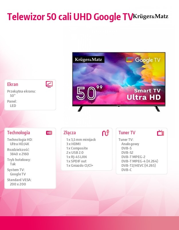 baselinker-1756645706-1.jpg Telewizor 50 cali UHD Google TV