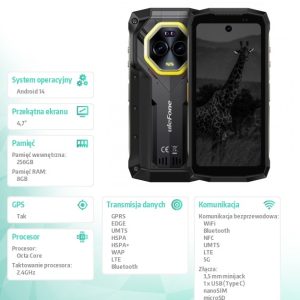baselinker-1756645744-1.jpg Smartfon Armor Mini 20 Pro 4G 8/256GB IP69K Czarny