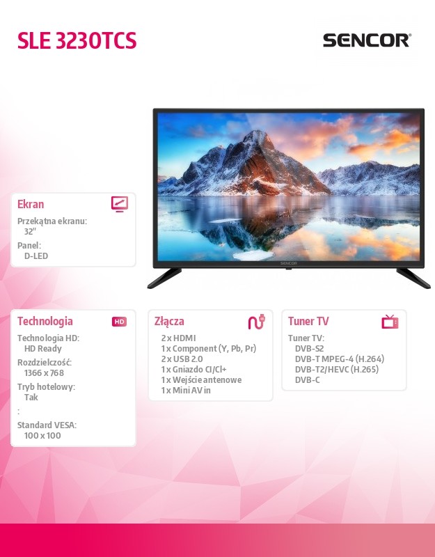 baselinker-1756645761-2.jpg Telewizor 32 cale HD SLE 3230TCS DVB-T/T2/C/S/S2 Ci+ HEVC