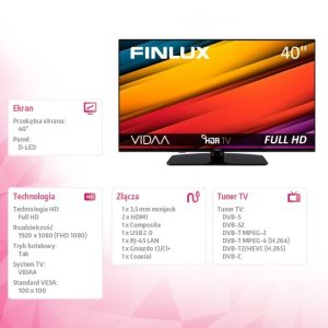 baselinker-1756646131.jpg Telewizor LED 40 cali 40FFV500