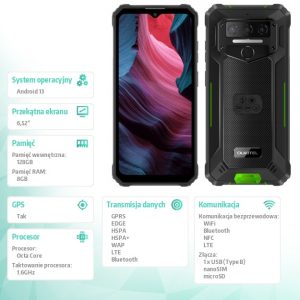 baselinker-1756646184-1.jpg Smartfon WP23 Pro 8/128 GB zielony