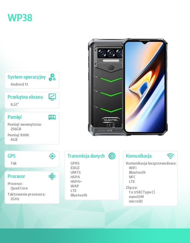baselinker-1756646191.jpg Smartfon WP38 6/256GB zielony