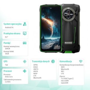 baselinker-1756646221.jpg Smartfon BV8200 12/256GB zielony