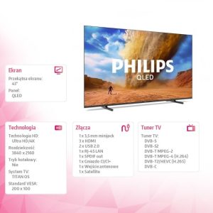 baselinker-1756646266.jpg Telewizor QLED 43 cale 43PUS7810/12