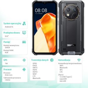 baselinker-1756646274-1.jpg Smartfon G1 4G 6/256GB IP69K czarny