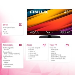 baselinker-1756646303-1.jpg Telewizor LED 43 cale 43FFV500