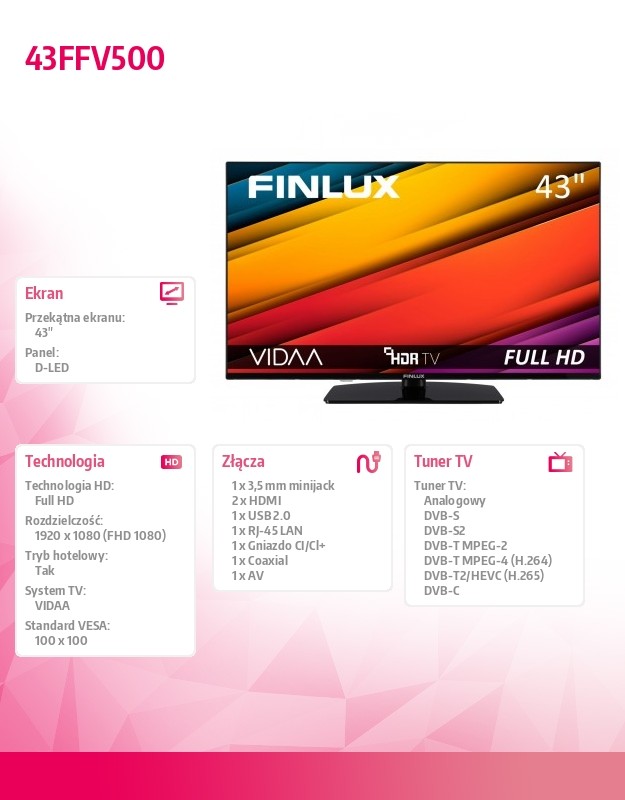 baselinker-1756646303-1.jpg Telewizor LED 43 cale 43FFV500