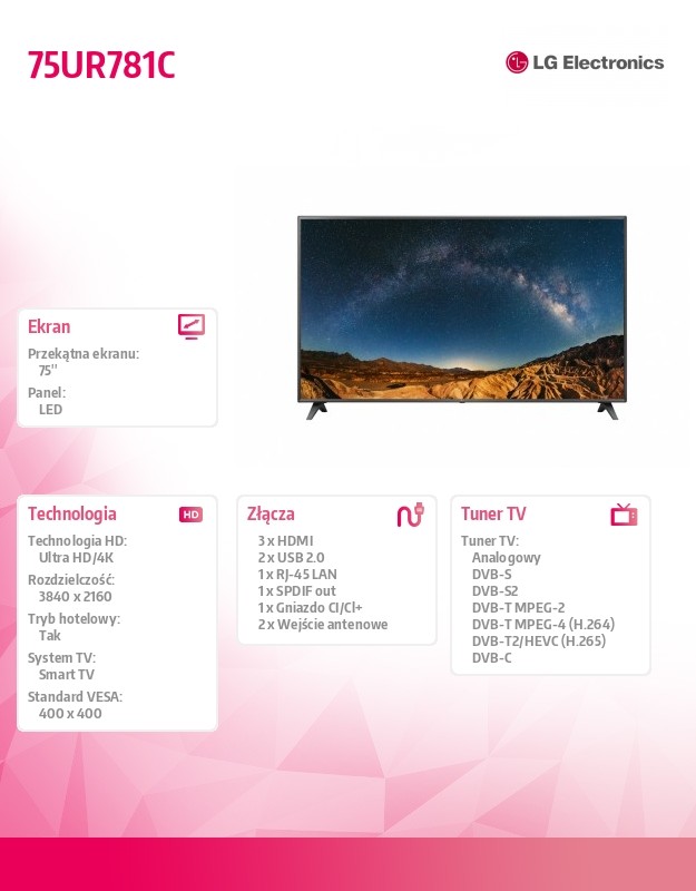 baselinker-1756646374.jpg Telewizor LED 75 cali 75UR781C