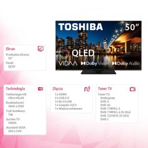 baselinker-1756646512.jpg Telewizor QLED 50 cali 50QV3463DG