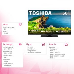baselinker-1756646541-2.jpg Telewizor LED 50 cali 50UV3F63DG