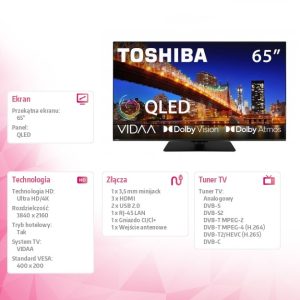 baselinker-1756646615.jpg Telewizor QLED 65 cali 65QV3F63DG