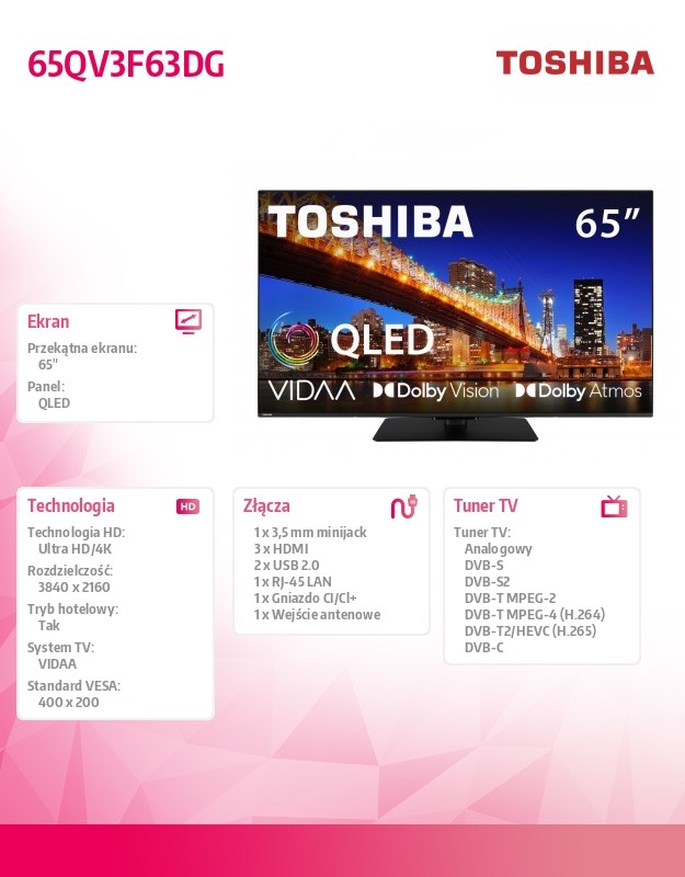 baselinker-1756646615.jpg Telewizor QLED 65 cali 65QV3F63DG