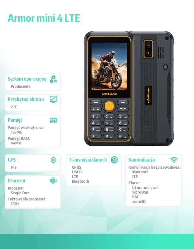 baselinker-1756646652.jpg Telefon Armor Mini 4 LTE czarny