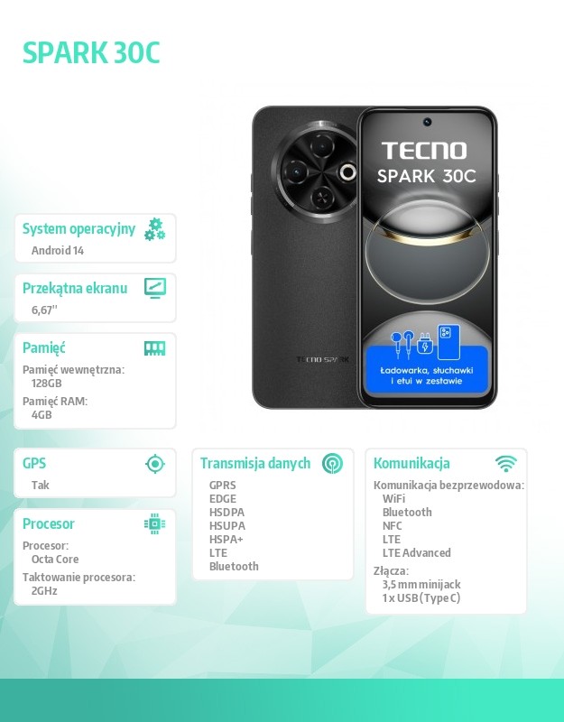 c0c3b6d995c0c2eb5a41c63f0ee6c82f.jpg Smartfon Spark 30C 4/128 Orbit Black