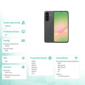 c1bee3798f4a61be35f96cbefde4f1da.jpg Smartfon GALAXY A56 5G 8/128GB grafit Enterprise Edition