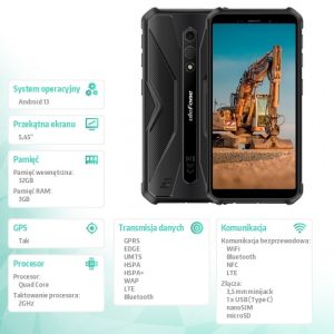 c3a869448f3aa5cc41e933610622977a.jpg Smartfon Armor X12 4G 3/32GB IP69K Czarny