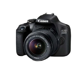 Canon EOS 2000D + 18-55 IS II | 24.1 MP | Full HD | Wi-Fi NFC