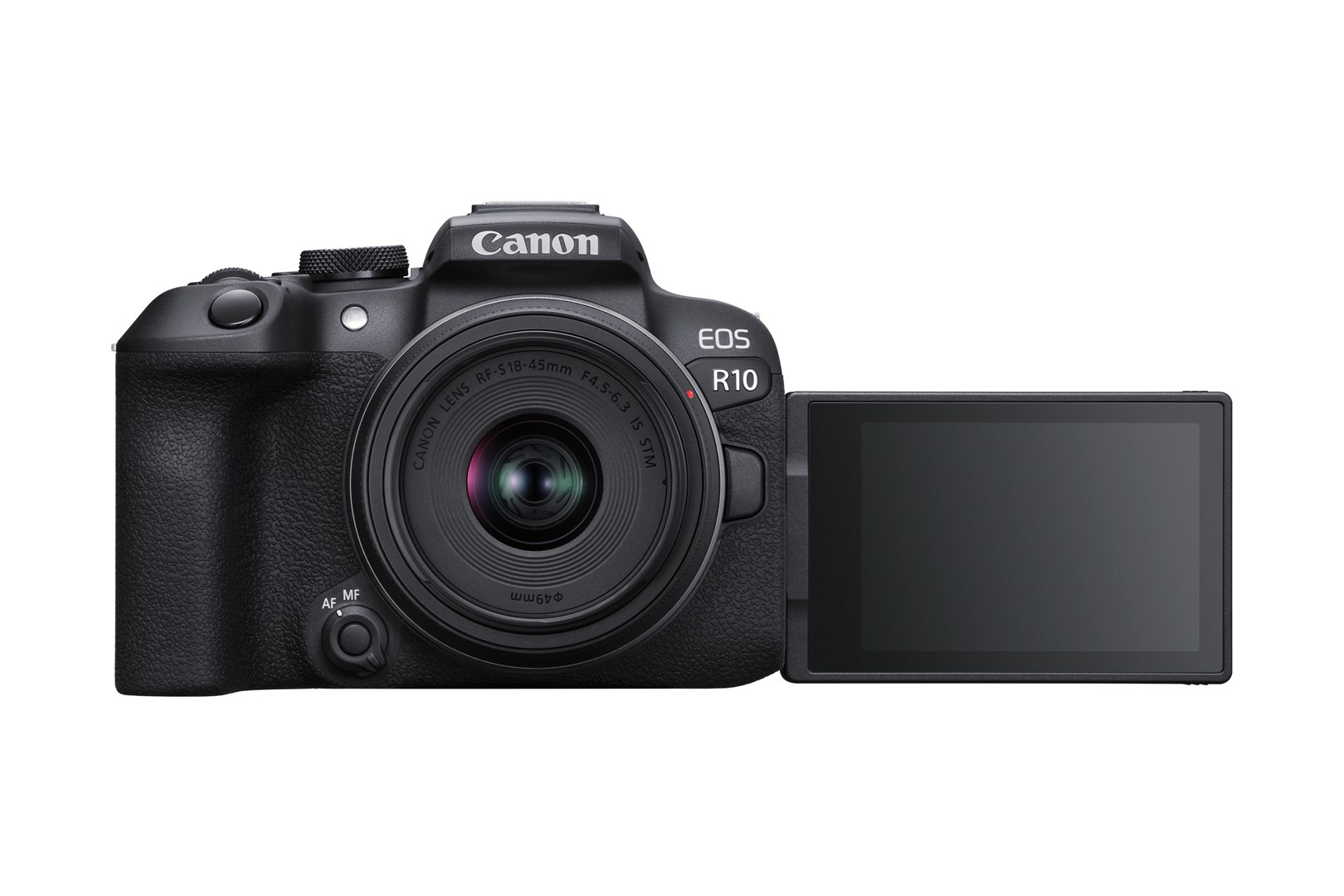 Canon EOS R10 | 24.2 MP | 4K UHD + RF-S 18-45mm IS STM
