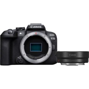 Canon EOS R10 | 24.2 MP | 4K UHD + RF-S 18-45mm IS STM
