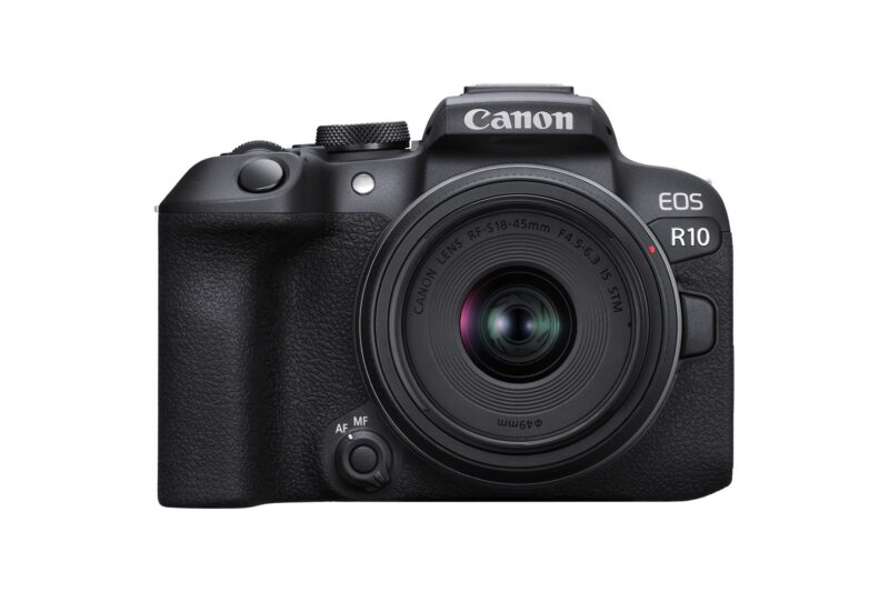 Canon EOS R10 | 24.2 MP | 4K UHD + RF-S 18-45mm IS STM