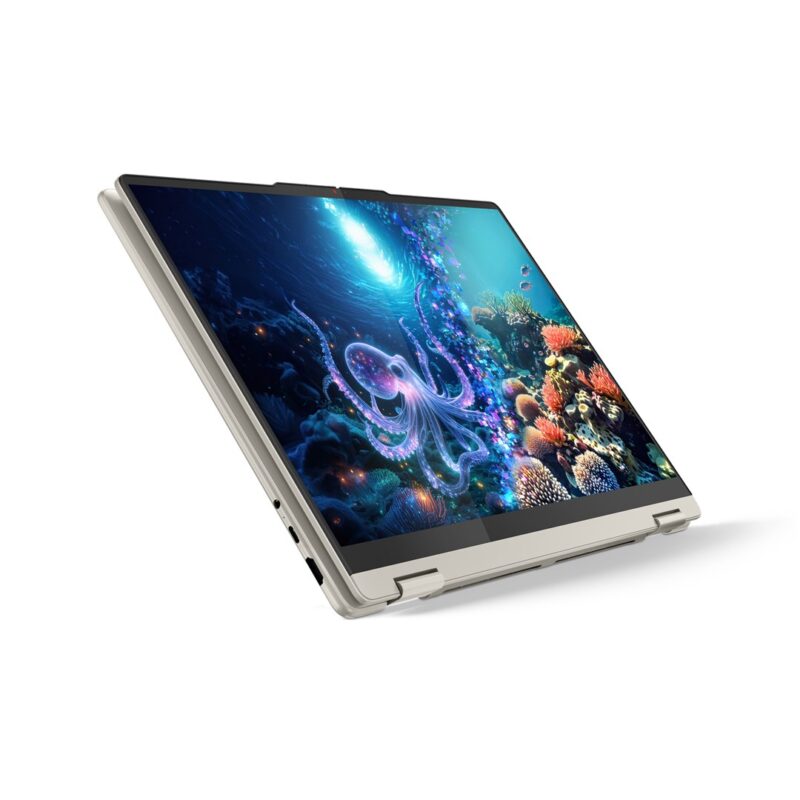 zdjecie-1754542592.jpg Lenovo Yoga 7 16AKP10 Ryzen AI 7 350 16" 2.8K OLED 500nits Glossy 120Hz 16GB LPDDR5x SSD512 Radeon 860M Graphics 70Wh Win11 Seashell