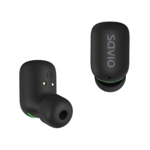 zdjecie-1754543216.jpg Savio TWS-09 | Słuchawki bezprzewodowe Bluetooth 5.1 | Wodoodporne IPX5