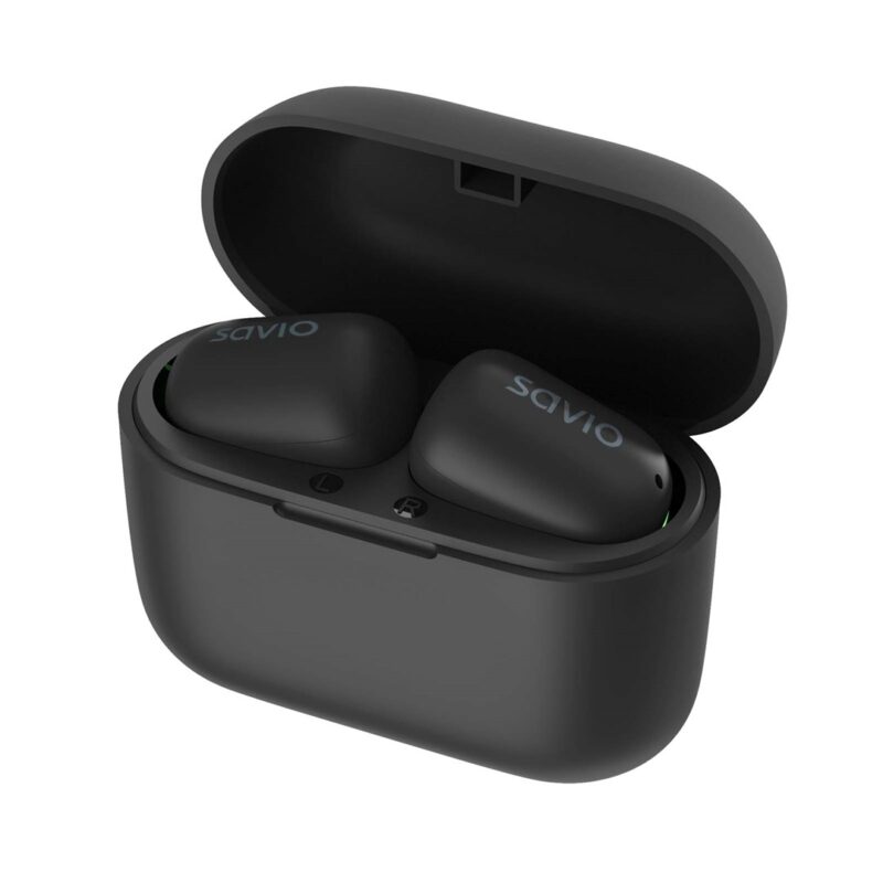 zdjecie-1754543218.jpg Savio TWS-09 | Słuchawki bezprzewodowe Bluetooth 5.1 | Wodoodporne IPX5
