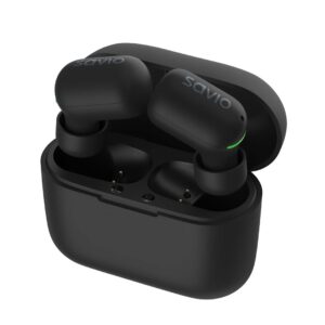 zdjecie-1754543220.jpg Savio TWS-09 | Słuchawki bezprzewodowe Bluetooth 5.1 | Wodoodporne IPX5