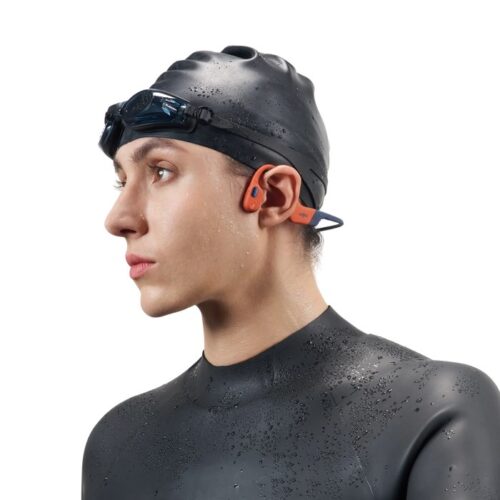 Shokz OpenSwim Pro Red | Słuchawki bezprzewodowe bone conduction | Wodoodporne IP68