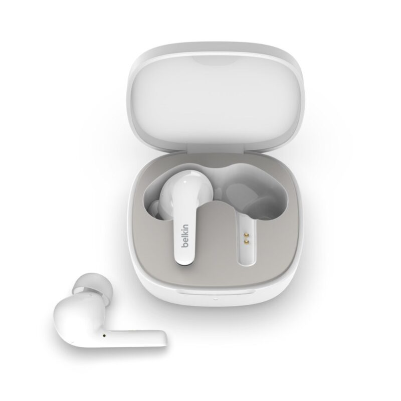 zdjecie-1754543254.jpg Belkin SoundForm Flow | ANC | Słuchawki bezprzewodowe douszne | Białe